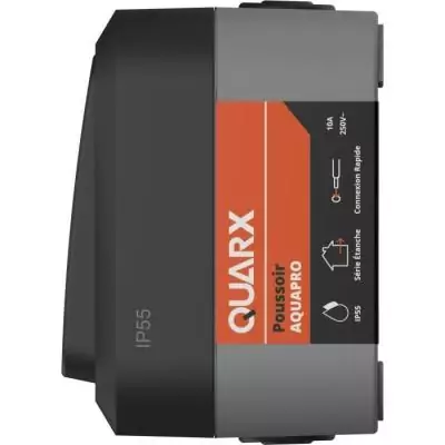 Prise Va et Vient QUARX - Aqua Pro IP55 conformité NF