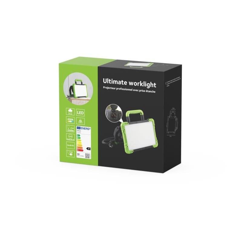 Projecteur LED GAO pour chantier - Puissant 30W - 3000 lumens