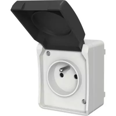 Prise 2P+T GAO Aquatop - Étanche IP54 - Compact & Résistant