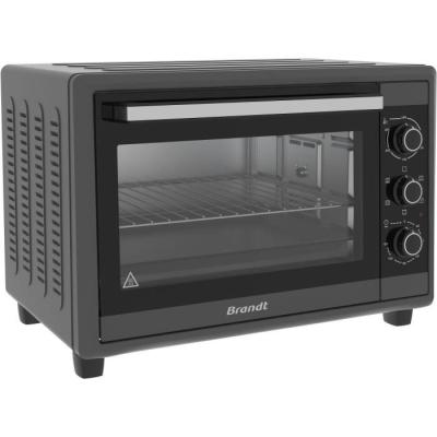 Mini-four à tournebroche BRANDT Four multifonction 35L 1500W FC350MUB noir
