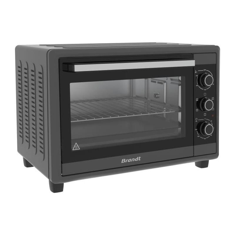 Mini-four à tournebroche BRANDT Four multifonction 35L 1500W FC350MUB noir