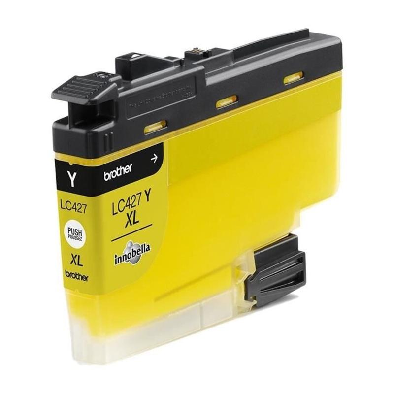Cartouche d'encre LC427XLY - BROTHER Jaune - 5000 pages.