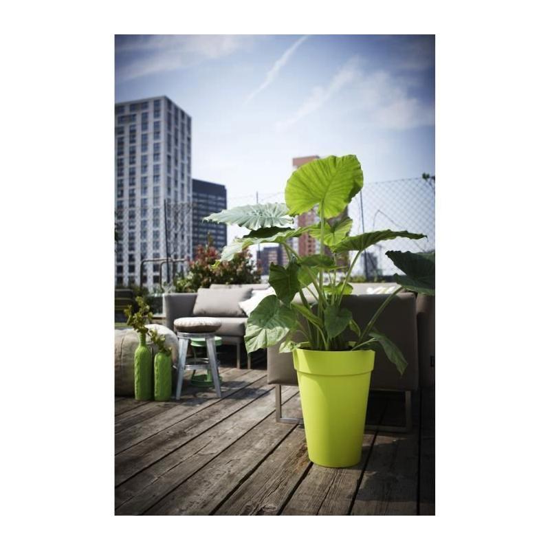 Pot de fleur Elho Rond Loft Urban Gris anthracite Ø34 x 45,6 cm 23 l