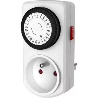 Lot de 2 Minis programmateurs mécaniques journaliers - GAO - 3680 W