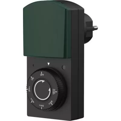 Programmateur extérieur IP44 avec détecteur crépusculaire - GAO - 1000 W