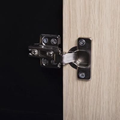 Meuble TV 1 porte - Design métal et bois - L 140 x P 40 x H 50 cm