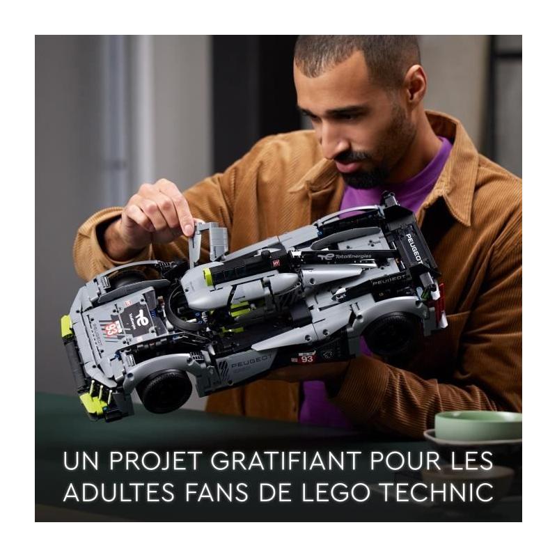 LEGO Technic 42156 PEUGEOT 9X8 24H Le Mans - Maquette de Voiture de Course Hypercar