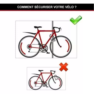 Antivol Vélo U MASTER LOCK - Robuste et Sûr