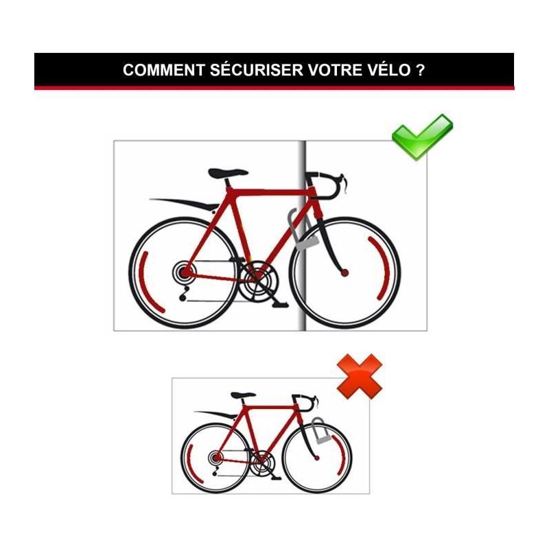 Antivol Vélo U MASTER LOCK - Robuste et Sûr