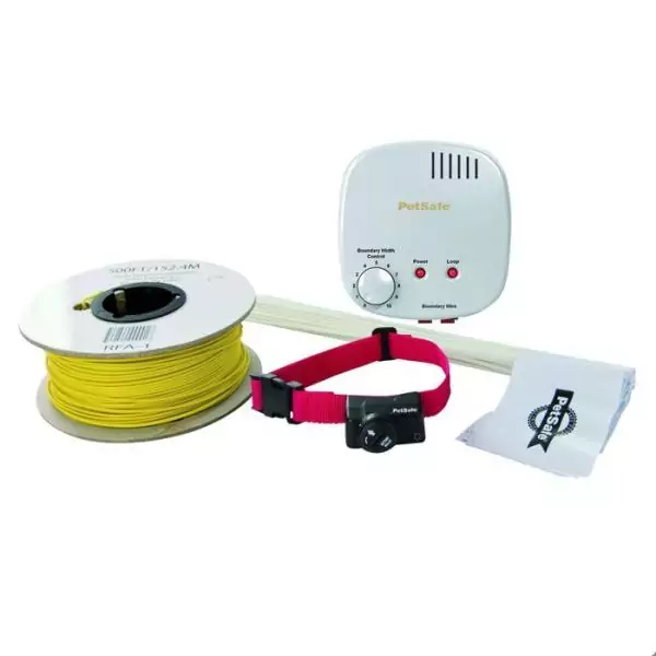 Clôture anti-fugue - Standard - 150m de fil - 4 niveaux de stimulation - Extensible jusqu'a 20 000 m2