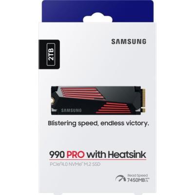 SSD Samsung 990 PRO 2 To avec dissipateur - Performances ultimes