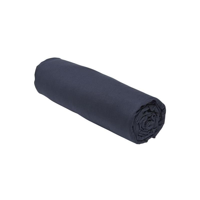 Drap housse TODAY Essential 100% Coton uni - Navy