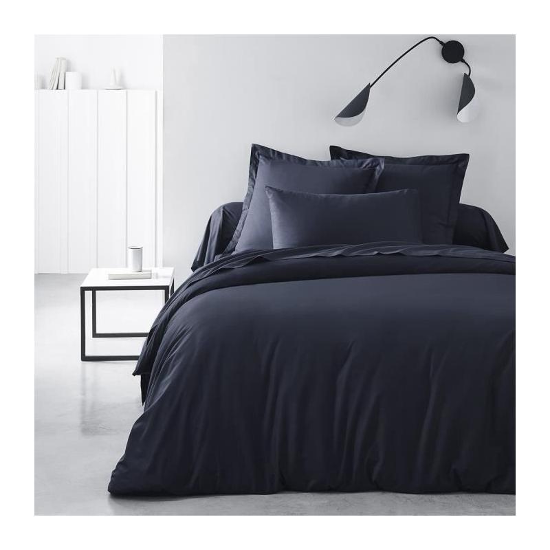 Drap housse TODAY Essential 100% Coton uni - Navy