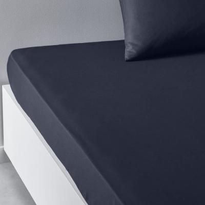 Drap housse TODAY Essential 100% Coton uni - Navy