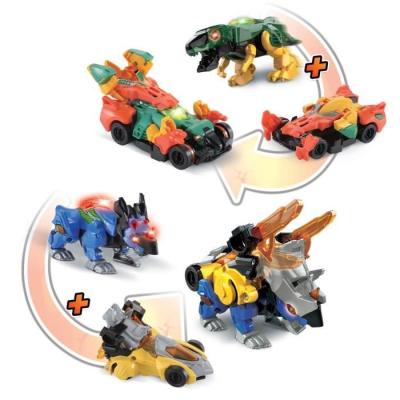 Ensemble PETITS SWITCH & GO DINOS (DIFFÉRENTS MODÈLES) - CAMION