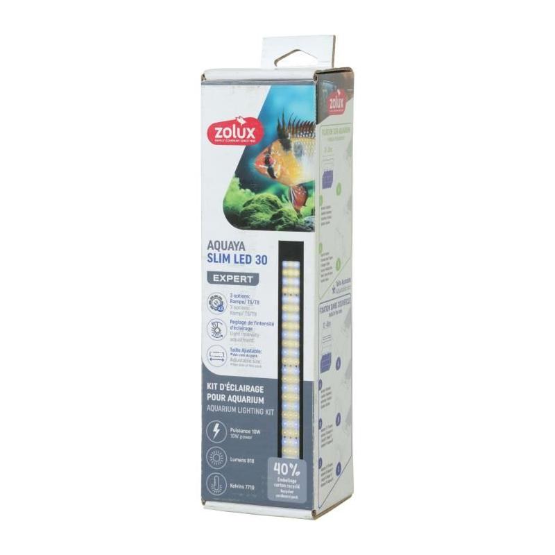 Rampe d'éclairage Zolux Slim LED dimmable - Remplace tube néon T8/T5 - 30 cm
