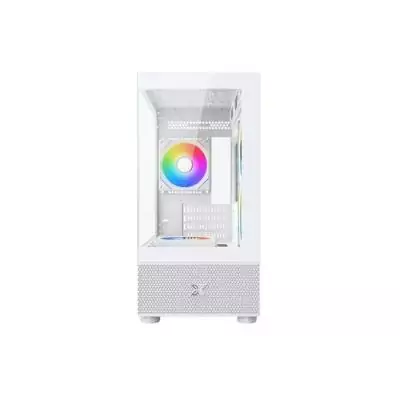 Boîtier PC sans alimentation - XIGMATEK - Alphard M Arctic - Mini tour - Format M-ATX - 4x120mm A-RGB - Blanc
