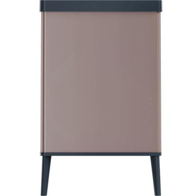 Poubelle sur pieds VERTO CURVER - Ouverture touch - 54 L - Rose perle