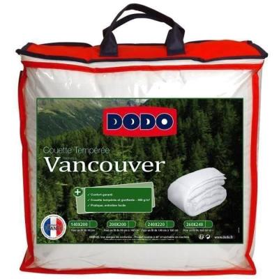 Couette tempérée Vancouver - Confort et Qualité - Fabriqué en France