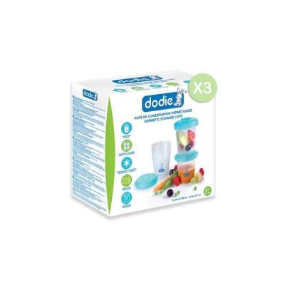 Ensemble pratique de 18 pots repas Dodie pour bébé