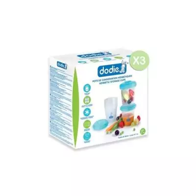 Ensemble pratique de 18 pots repas Dodie pour bébé