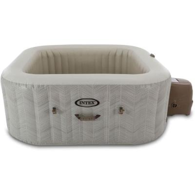 Spa gonflable INTEX Chevron 4 places - Carré 173 x 173 x 71 cm