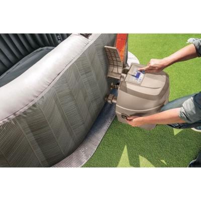 Spa gonflable INTEX Chevron 4 places - Carré 173 x 173 x 71 cm