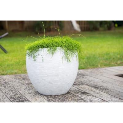 Pot de fleur EDA Graphit Ø50cm - 46L Blanc cérusé