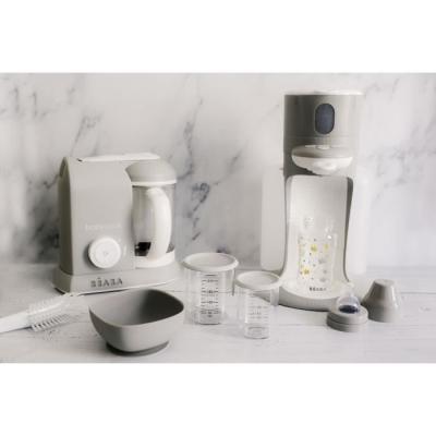 Robot Bébé Cuiseur-Mixeur Gris - Compact et Pratique
