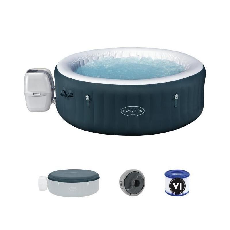 Spa gonflable BESTWAY Lay-Z-Spa Miami - 140 airjets - 4-6 places - Rond