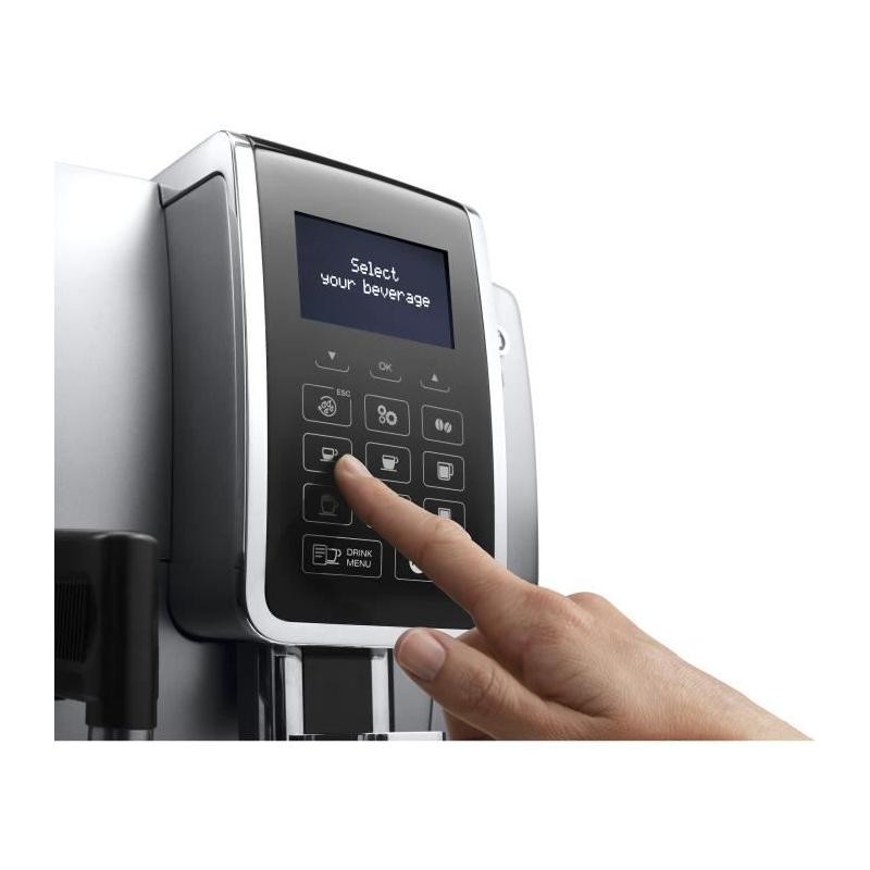 Machine à café expresso broyeur DELONGHI ECAM 350.75.S - Argent