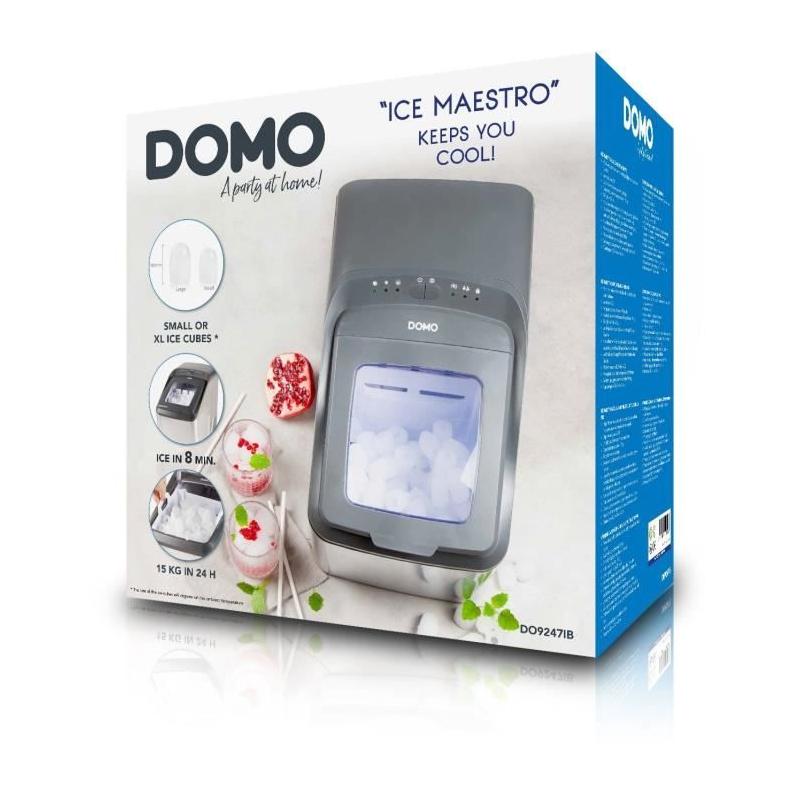 Machine à glaçons Pro DOMO DO9247IB - 2,8L - 145W - Glaçons en 8 min