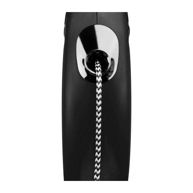 Laisse FLEXI New Classic M 5m pour chiens jusqu'à 20 kg - Noir