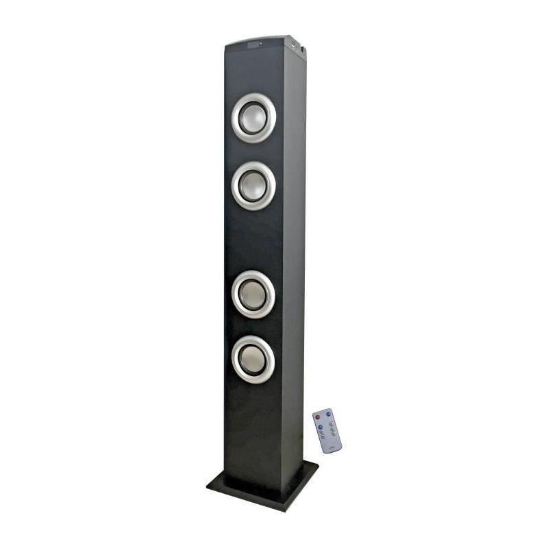 Chaîne Hi-Fi INOVALLEY HP47-BTH Bluetooth Noir - Son Tour de Qualité