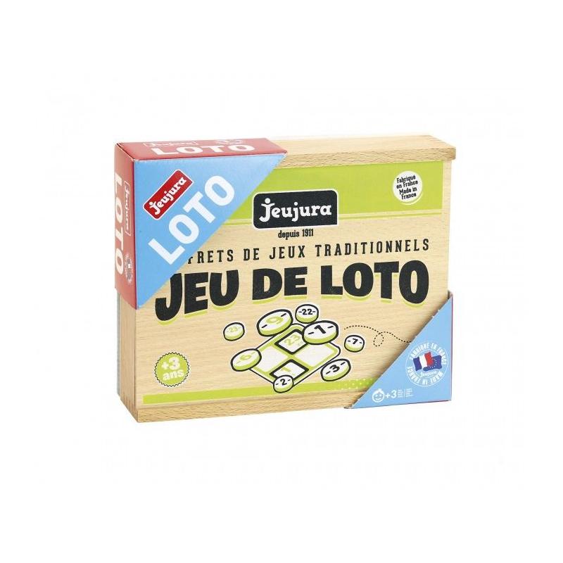 JEUJURA - Jeu De Loto en Bois - 48 Cartes - A partir de 3 ans