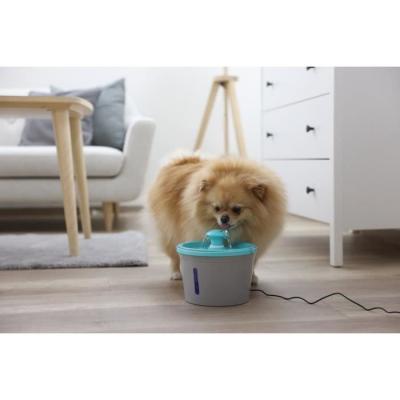 Fontaine à eau KERBL - 1,6 l - Gris/bleu - Pratique et design