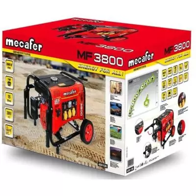 MECAFER Groupe électrogène essence MF3800 - Puissant 3000W MECAFER Groupe électrogène essence MF3800 - Puissant 3000W