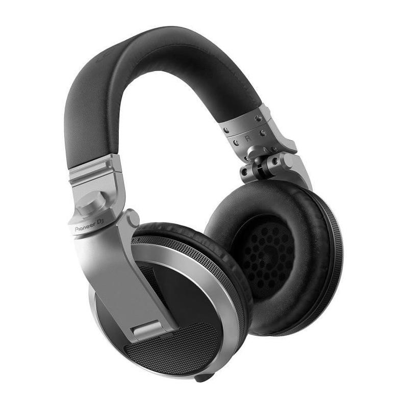 Casque DJ filaire PIONEER DJ HDJ X5 - Argent - Qualité sonore exceptionnelle