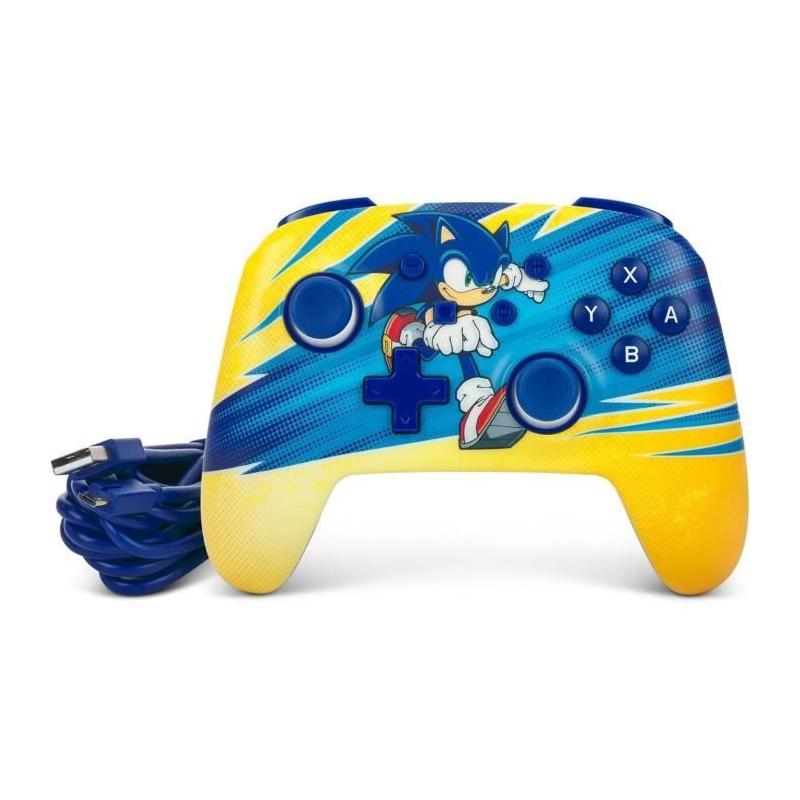 Manette Filaire POWER A Nintendo Switch - Sonic Boost - Jeux Video