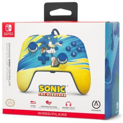 Manette Filaire POWER A Nintendo Switch - Sonic Boost - Jeux Video