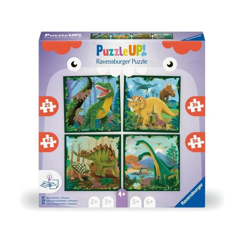 Puzzle UP! Les dinosaures - Pour les petits dès 4 ans