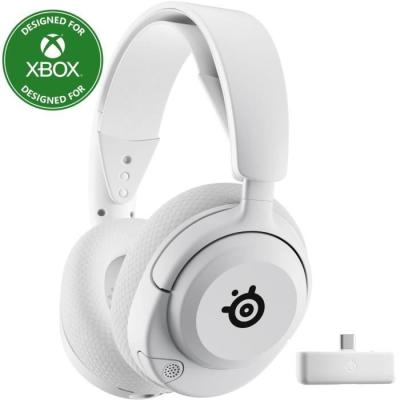 Casque Gaming Sans fil SteelSeries Arctis Nova 5X Blanc - Compact et Performant