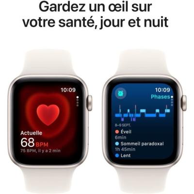 Apple Watch SE GPS + Cellular 44mm Starlight Aluminium - Sport Band M/L