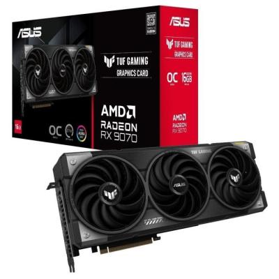 Carte graphique ASUS TUF-RX9070-O16G-GAMING - Performances exceptionnelles