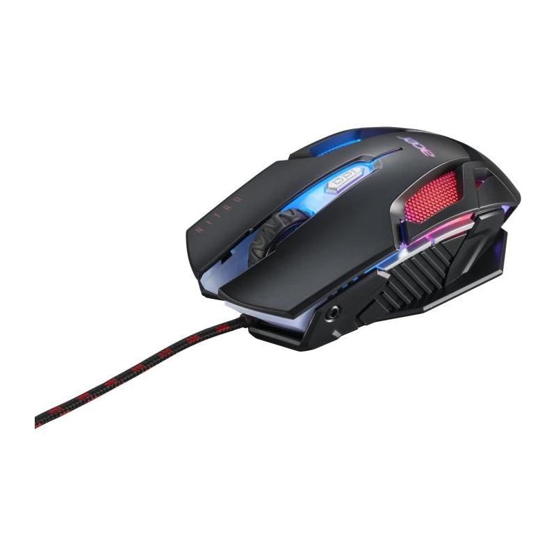 Souris gaming filaire ACER - Noir - Dimensions compactes 