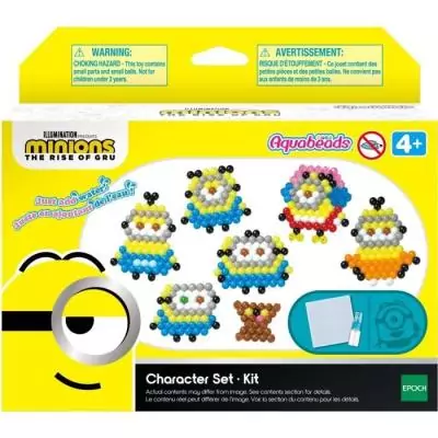 Kit de perles Les Minions 2 - Aquabeads - Crée tes Minions en perles