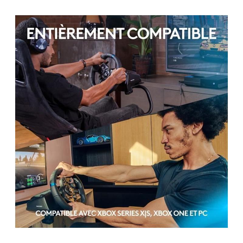 Volant de course et pédales G923 - Logitech G - Xbox/PC - Compact & performant
