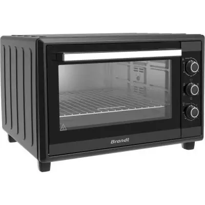 Four multifonction 55L 2200W avec tournebroche noir - FC55MUBSL