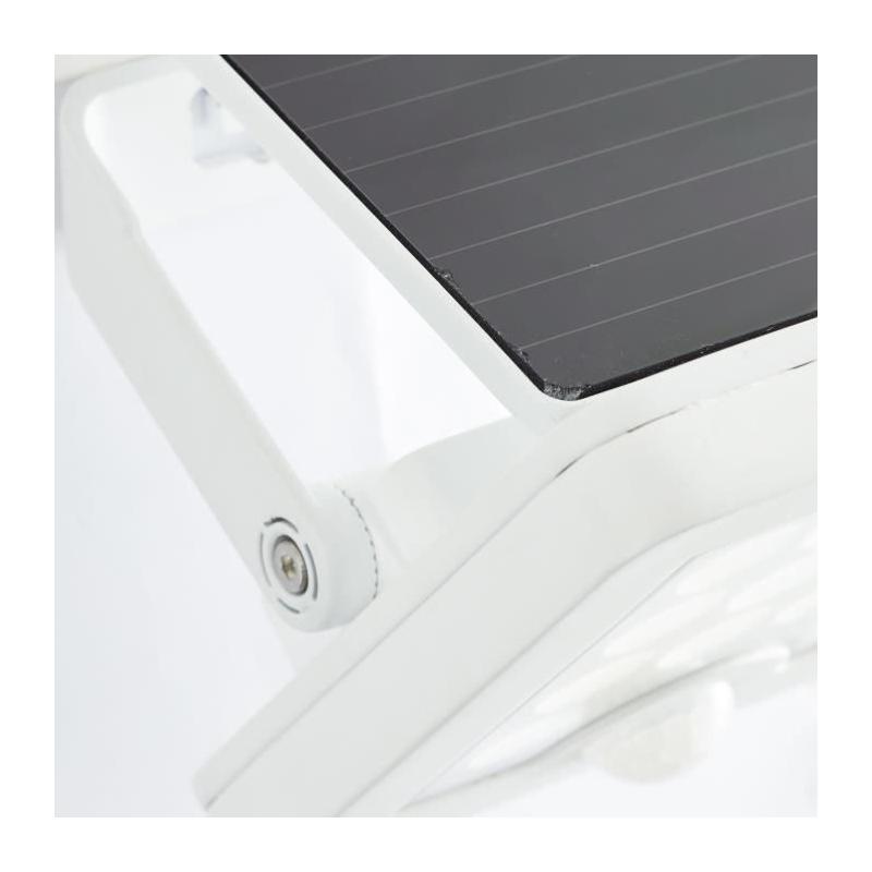 Applique extérieure BRILLIANT LUTON LED solaire - Détection mouvement - 4 W Blanc
