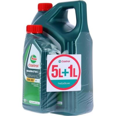 Huile Moteur CASTROL MAGNATEC 5W-30 C2 5L+1L - Performances exceptionnelles